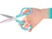 FitCut Curve SMART schaar 17,5 cm blauw op blister