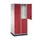 grootvolume garderobekast,RAL 7035/RAL 3003,HxBxD 1950x820x600mm