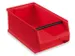 Bac À Bec Hxlxp 150X200X350Mm Pp Avec Barre Support Rouge