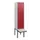 Dubbeldekse dekenkist,HxBxD 1950x400x815mm,1x2vak.,vak B 400mm