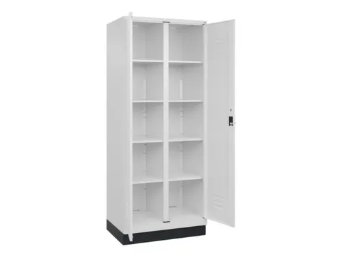 wasgoedverdeelkast,HxBxD 1950x800x500mm,vak B 400mm,draaigrendel