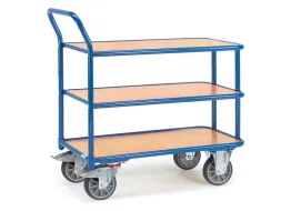 Tafelwagen 2612 400kg 3 Etages 1000x700mm Houten Plaat