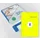 Etiket Rillprint 105x74mm fluorgeel 800 etiketten