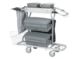 Vikan Microvezel werkwagen COMPACT PLUS 40 cm Grijs - 1