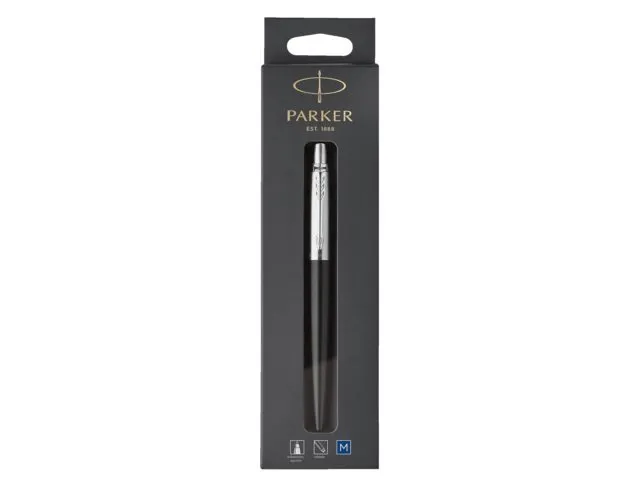 Balpen Parker Jotter Bond street black CT medium op blister