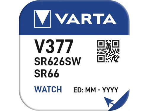 Batterij VARTA knoopcel V377/SR66 zilver