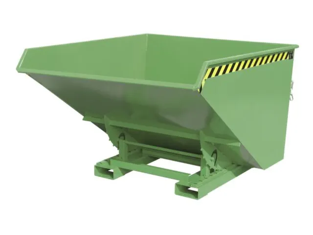 bennes basculantes pour copeaux HxLxl 1095x1720x1570mm 1 7m³