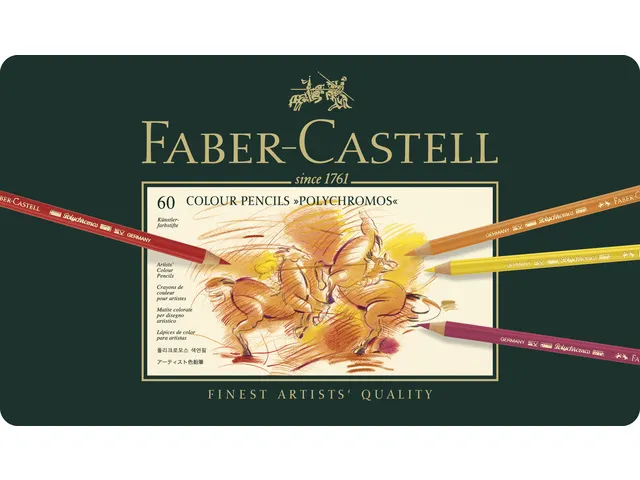 Kleurpotlood Fc Polychromos Assorti Etui A 60 Stuks