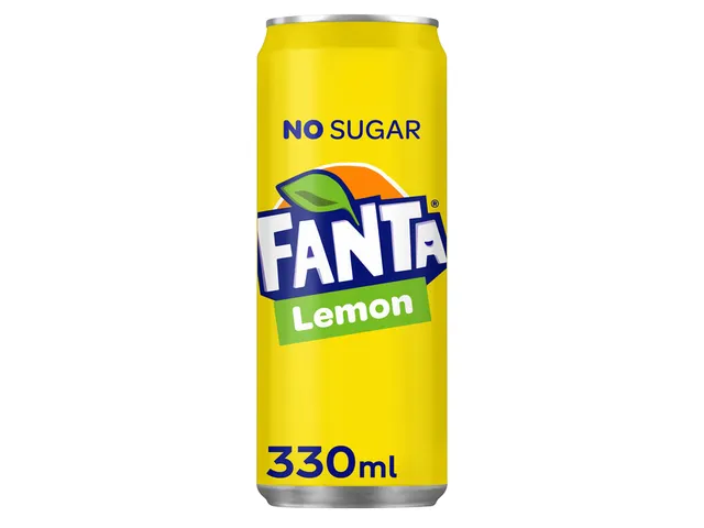 Frisdrank Fanta lemon zero blik 330ml