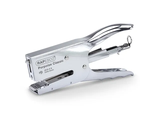 #Rapesco Niettang Porpoise chroomnietjes 24-6 26-6 20 vel 26-6-28- 45
