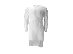 Pp Non Woven Isolatieschort Wit Latex Vrij Regular Weight 100 Stuks