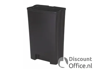 Binnenbak 30 Liter Zwart Kunststof End Step Rubbermaid - 1