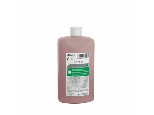Soft V waslotion bij lichte vervuiling 12x 500ml flacon