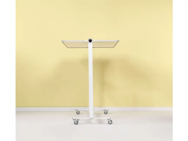 Tableau blanc magnétique mobile 120x150cm acier laqué + kit