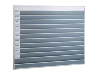 Werkplaats-/Opdrachtplanner Kunststof Profiel 1750x1575mm 15 Rijen - 2