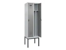 locker voor scheiding van kleding,HxBxD 2120x600x500mm,2vak