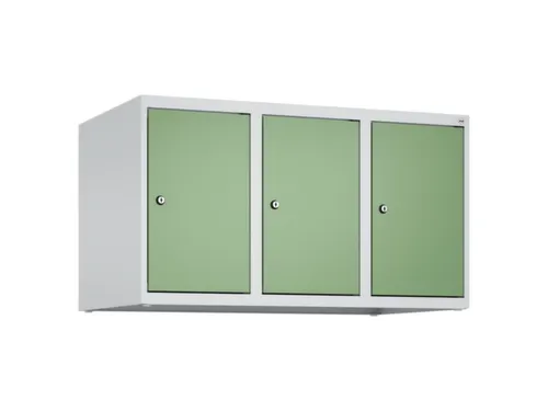 opzetkast,v. locker,3vak.,vak B 300mm,HxBxD 500x900x500mm,cilinderslot