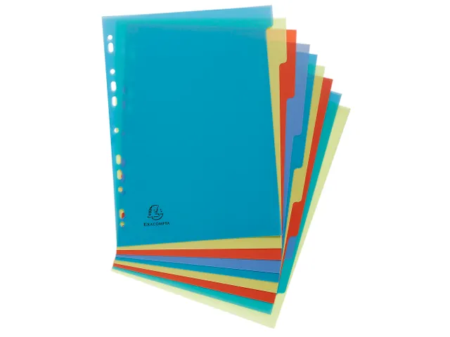 Intercalaire A4 PP Forever 10 onglets assorti