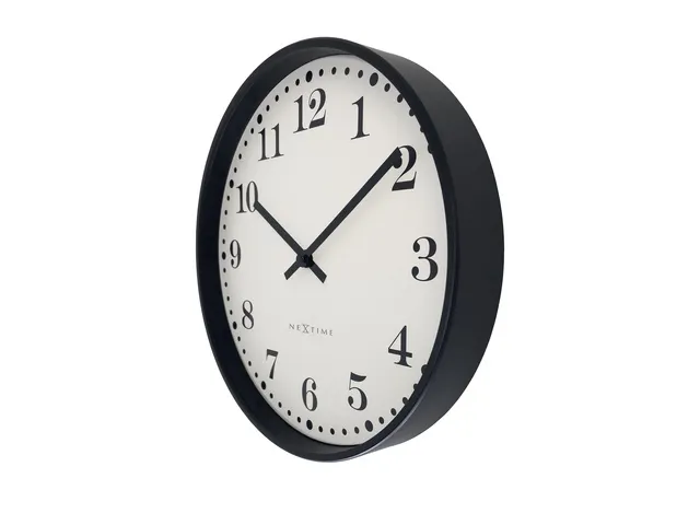 Wandklok NeXtime Dickens 30 cm wit