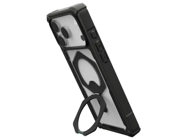 UAG Plasma XTE iPhone 17 Pro Max Hoesje MagSafe Stand Clear Zwart