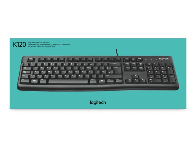 Toetsenbord K120 USB 2.0 AZERTY BE Zwart