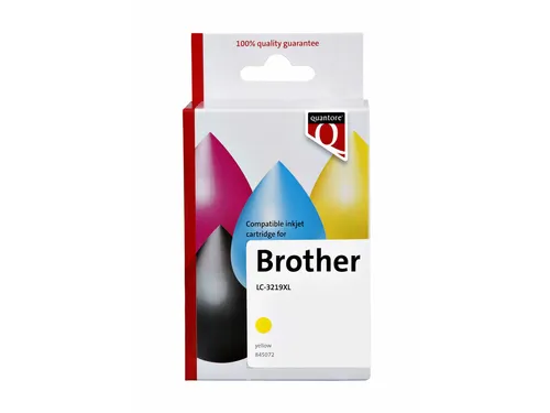 Inktcartridge Quantore alternatief tbv Brother LC-3219XL geel