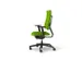 Siège De Bureau Pivotant Vert Piètement Noir Méc. Synchrone Avec Ac