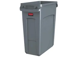 Afvalbak Rubbermaid Slim Jim VT 60 Liter grijs - 2