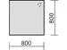 angle de liaison,90 °,HxlxP 680-800x800x800mm,panneau blanc,angulaire