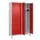 locker voor scheiding van kleding,HxBxD 1950x1200x500mm,4vak