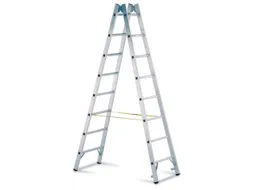 Bokladder Dubbelzijdig Aluminium L 2 34M 2X8Sporten Stalen Scharnieren