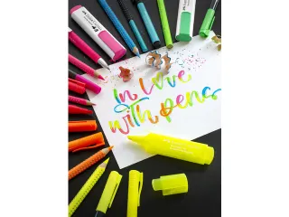 Kleurpotlood Faber-Castell Jumbo GRIP etui 5 kleuren - 4