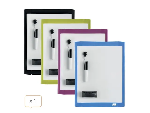 Whiteboard Nobo 21.6x28cm Magnetisch Assorti