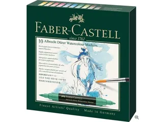 Aquarel marker Faber-Castell Albrecht Dürer doos a 10 stuks - 2