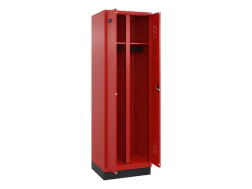 locker voor scheiding van kleding,HxBxD 1950x600x500mm,2vak