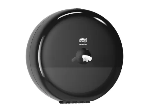 Tork 680008 T8 SmartOne Toiletpapier Dispenser Elevation Zwart