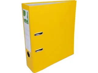 Q-connect ordner A4 PP en karton 8cm rug Geel - 2