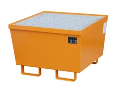 Opvangbak 1x 200l Opvangvol. 215l Oranje 545x 800x 800mm Rooster