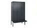 locker voor scheiding van kleding,HxBxD 2120x1200x815mm,3vak