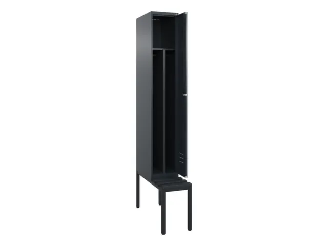 locker voor scheiding van kleding,HxBxD 2120x300x815mm,1vak