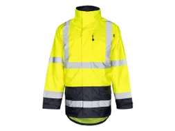 OXXA Alberto 0980 parka maat L fluorgeel marineblauw