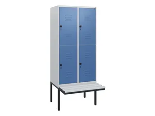 Dubbeldekse dekenkist,HxBxD 1950x800x815mm,2x2vak.,vak B 400mm - 1