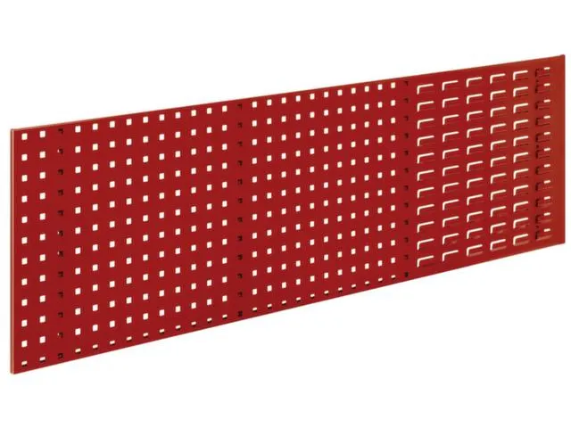 plaque de rangement perforée / à fentes panneaux Hxl 450x1500mm acie