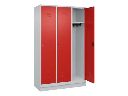locker,HxBxD 1950x1200x500mm,3vak,vak B 400mm,cil.-slot,sokkel