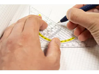 Geodriehoek Westcott 14cm Transparant - 5