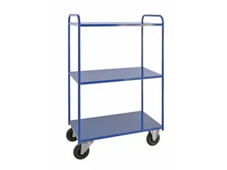etagewagen,draagverm. 400kg,3etage(s),laadvl. LxB 940x540mm,staaletage - 1