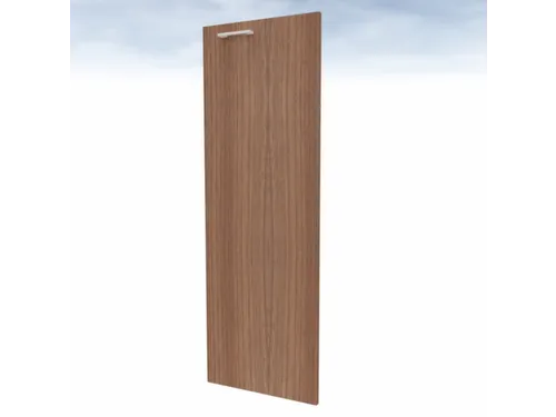 Vleugeldeur V. Scheidingswand Aanslag Rechts 3OH 1280x430mm noten