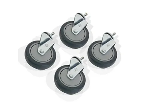 Zwenkwielen Metaal 125mm 4 stuks