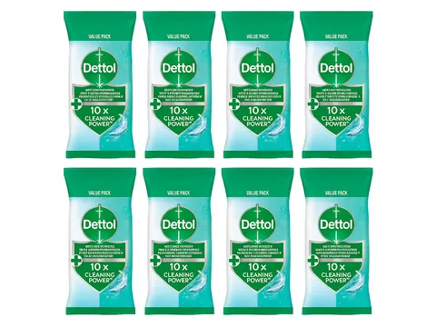 Dettol Reinigingsdoekjes Antibacterieel Oceaanfris Voordeelbundel
