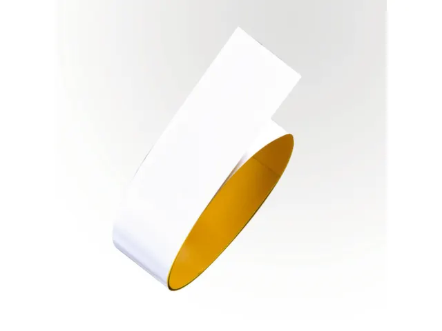 tape,plat staal,wit,band LxB 6mx75mm